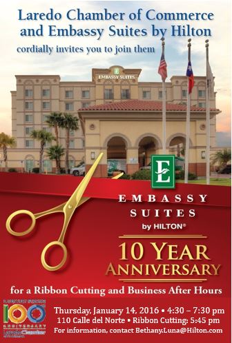 Embassy Suites by Hilton's 10-Year Anniversary