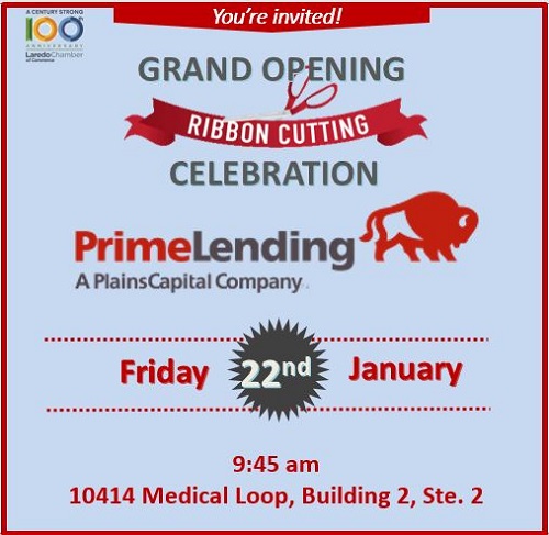 PrimeLending's Grand Opening & Ribbon Cutting ceremony