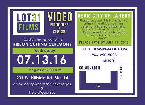 Lot 31 Films' Grand Opening & Ribbon Cutting