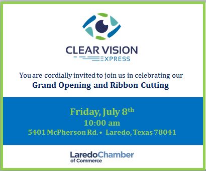 Clear Vision Express Grand Opening & Ribbon Cutting