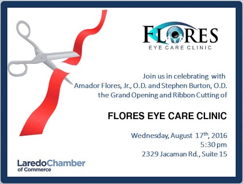 Flores Eye Care Clinic's Ribbon Cutting