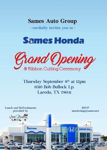 Sames Honda's Grand Opening