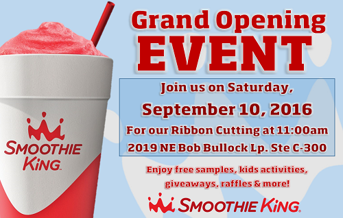 Smoothie King's Grand Opening