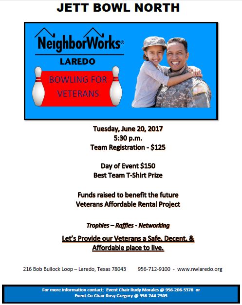 NeighborWorks Laredo - Bowling for Veterans
