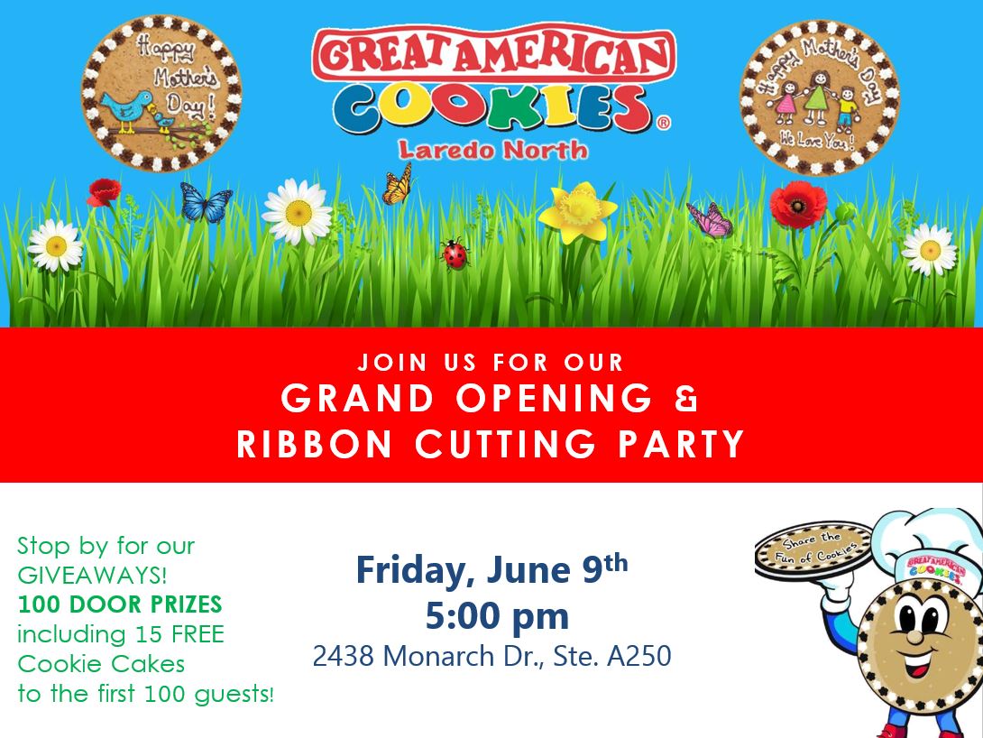 Great American Cookies - Grand Opening and Ribbon Cutting