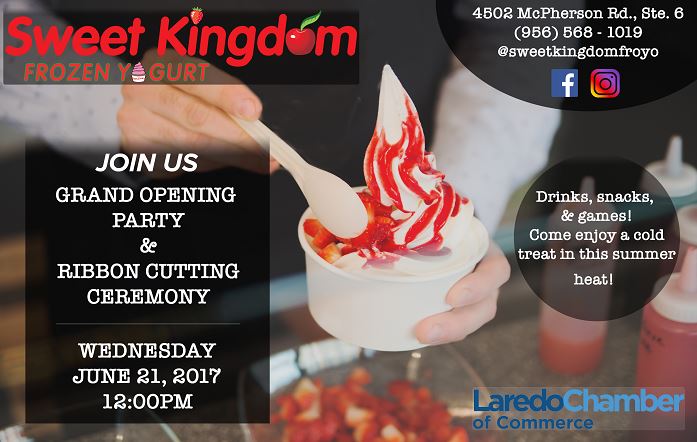 Sweet Kingdom Frozen Yogurt - Grand Opening & Ribbon Cutting