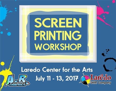 Laredo Center for the Arts Screen Printing Workshop