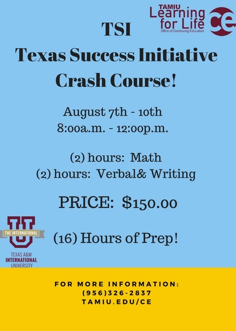 Texas Success Initiative Crash Course