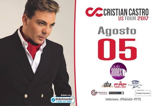 Cristian Castro US Tour 2017