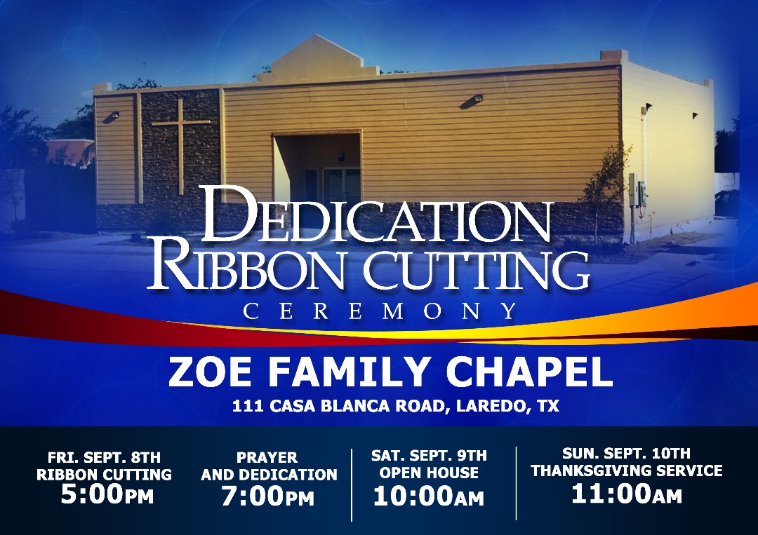 Zoe Family Chapel - Ribbon Cutting event