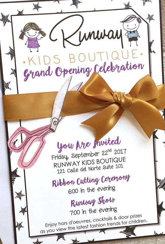 Runway Kids Boutique Grand Opening