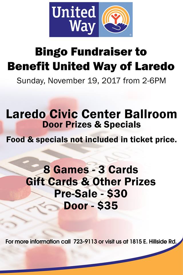 Bingo Fundraiser to Benefit United Way of Laredo
