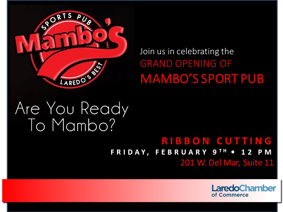Mambo’s Sports Pub - Ribbon Cutting Ceremony