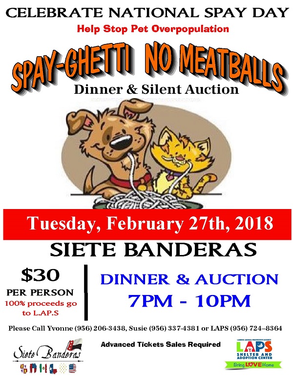 Spay-ghetti No Meatballs - Dinner & Silent Auction