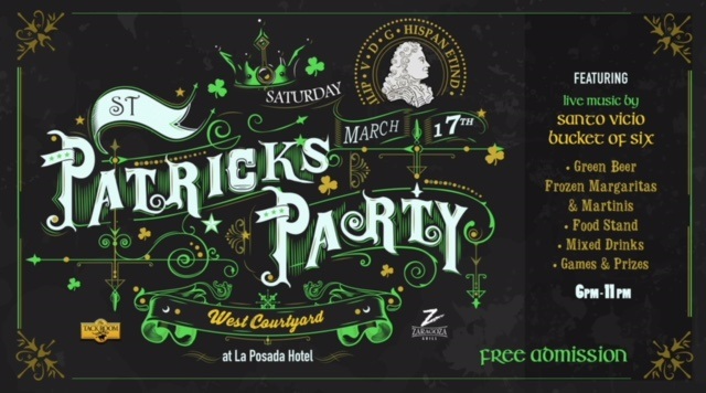 St. Patricks Party @ La Posada West Courtyard