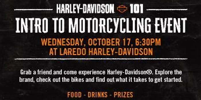 HD 101 INTRO TO MOTORCYCLING @ Laredo Harley-Davidson