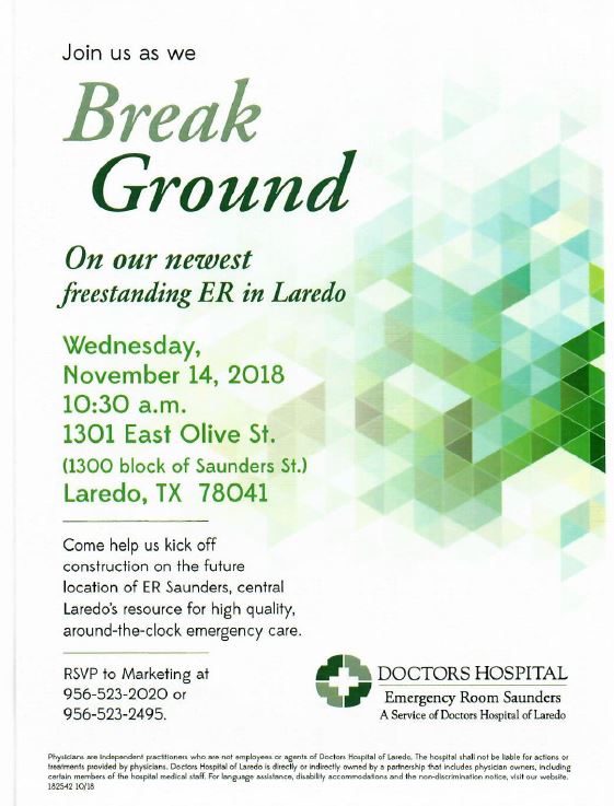 Doctors Hospital - Freestanding ER Groundbreaking