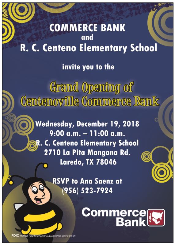 Grand Opening of Centenoville Commerce Bank