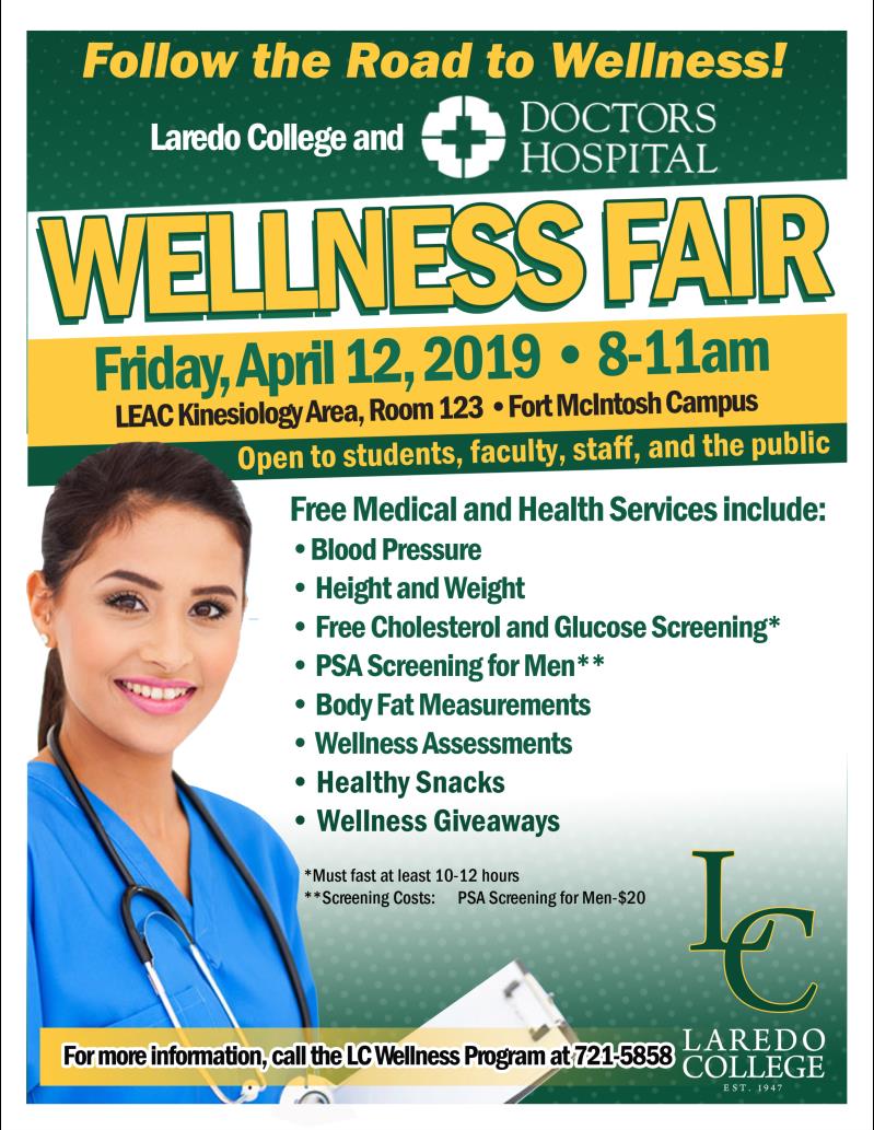 Wellness Fair: Free Medical and Health Services