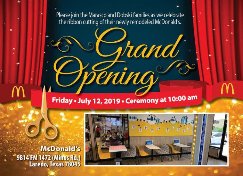McDonald's Mines Rd. Grand Re-Opening