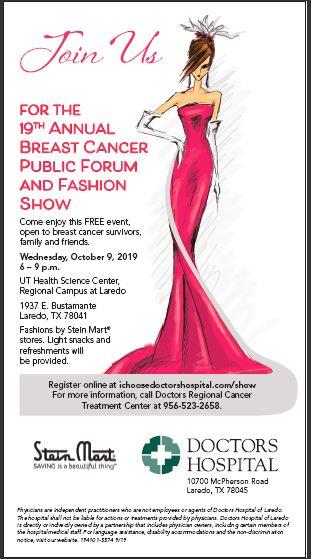 19th Annual Breast Cancer Public Forum and Fashion Show